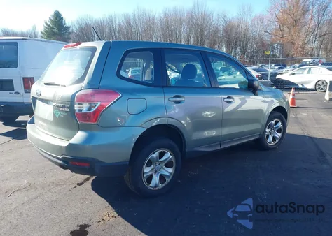 2014 Subaru Forester 2.5I from USA, damaged, VIN JF2SJAAC7EG439622